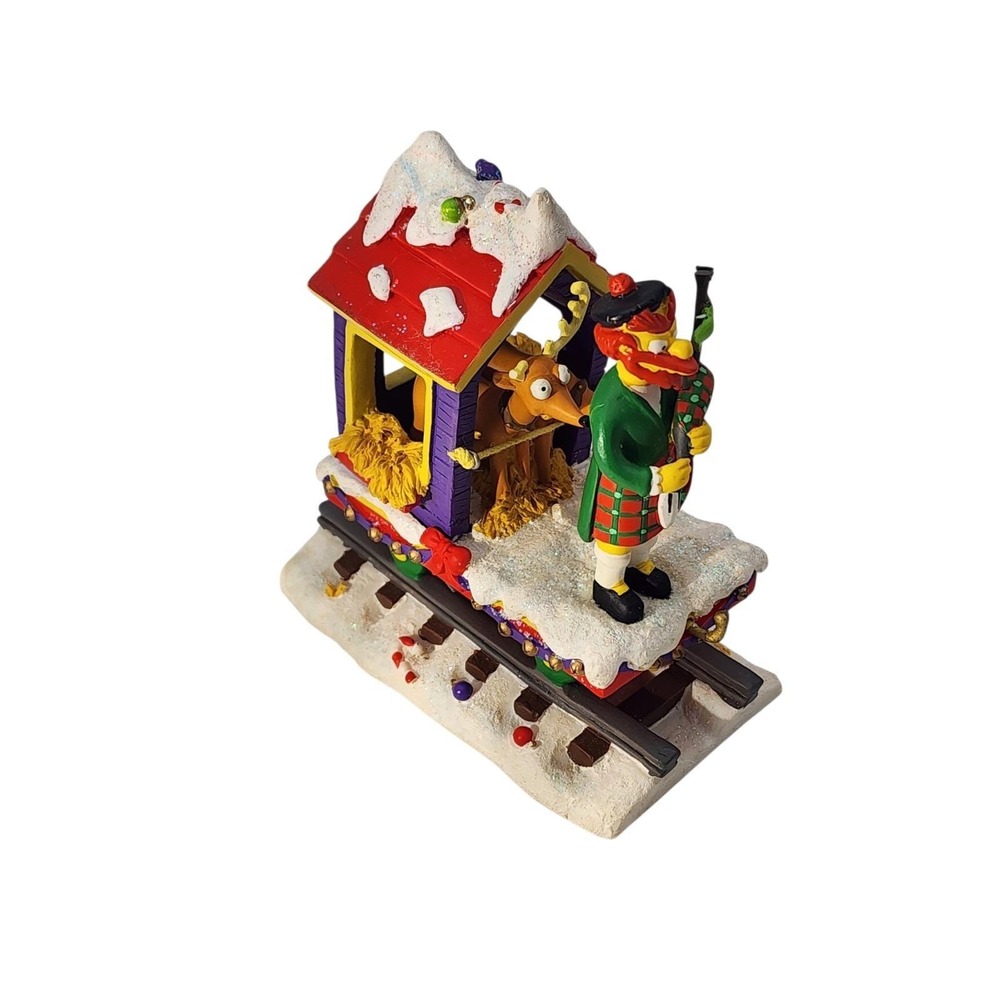 2004 The Simpsons A Cold Winter's Draft Hamilton Christmas Express Train Willie